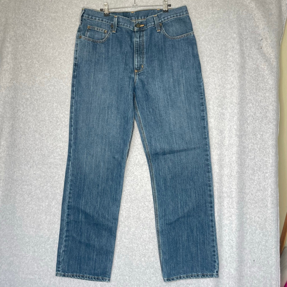 Carhartt Denim Relaxed Fit 36x32 Medium Wash